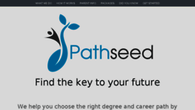 What Pathseed.com website looked like in 2016 (8 years ago)