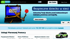 What Pcdoc.pl website looked like in 2016 (8 years ago)