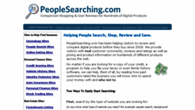 What Peoplesearching.com website looked like in 2016 (8 years ago)