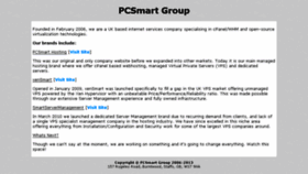 What Pcsmartgroup.com website looked like in 2016 (8 years ago)