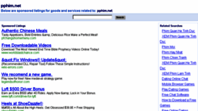 What Pphim.net website looked like in 2016 (8 years ago)