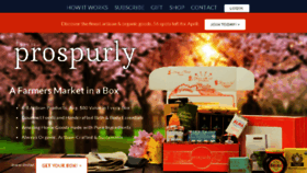 What Prospurly.com website looked like in 2016 (8 years ago)