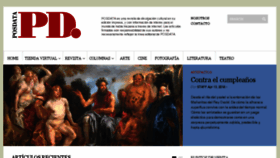 What Posdataeditores.com website looked like in 2016 (8 years ago)