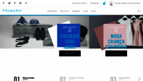 What Primark.pt website looked like in 2016 (8 years ago)