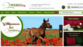 What Pferdo24.de website looked like in 2016 (8 years ago)