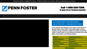 What Penn-foster.com website looked like in 2016 (8 years ago)