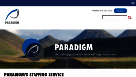 What Paradigminfoservices.com website looked like in 2016 (8 years ago)