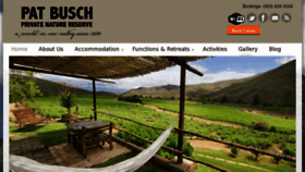 What Patbusch.co.za website looked like in 2016 (8 years ago)