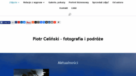What Piotrcelinski.info website looked like in 2016 (8 years ago)