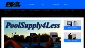 What Poolsupplyforless.com website looked like in 2016 (8 years ago)