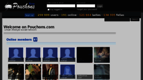 What Pouchons.com website looked like in 2016 (8 years ago)