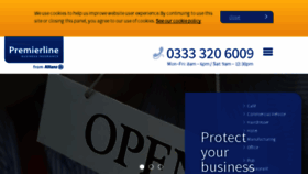 What Premierlinedirect.co.uk website looked like in 2016 (8 years ago)