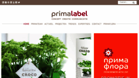 What Primalabel.nl website looked like in 2016 (8 years ago)