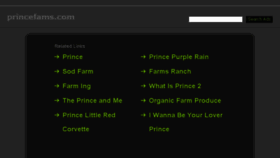 What Princefams.com website looked like in 2016 (8 years ago)