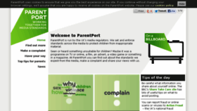 What Parentport.org.uk website looked like in 2016 (8 years ago)