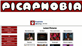 What Picaphobia.com website looked like in 2016 (8 years ago)