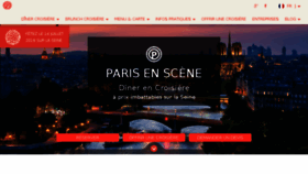 What Paris-en-scene.com website looked like in 2016 (8 years ago)