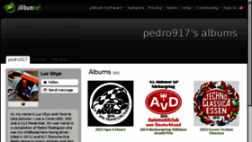 What Pedro917.jalbum.net website looked like in 2016 (8 years ago)
