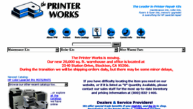 What Printerworks.com website looked like in 2016 (8 years ago)