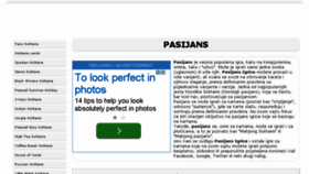 What Pasijans.com website looked like in 2016 (8 years ago)