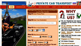 What Privatecabtransfert.com website looked like in 2016 (8 years ago)