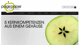What Page-and-paper.de website looked like in 2016 (8 years ago)