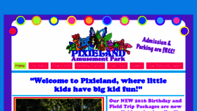 What Pixieland.com website looked like in 2016 (8 years ago)