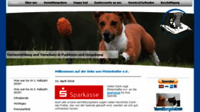 What Pfotenhelfer-ev.de website looked like in 2016 (8 years ago)