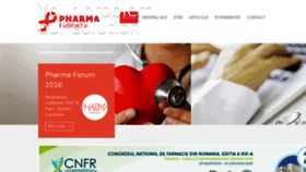 What Pharma-business.ro website looked like in 2016 (8 years ago)