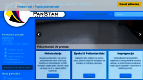 What Panstan.si website looked like in 2016 (8 years ago)