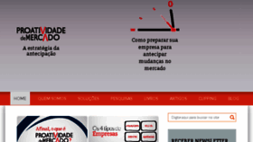 What Proatividademercado.com.br website looked like in 2016 (8 years ago)