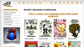 What Pocztakartkowa.pl website looked like in 2016 (8 years ago)