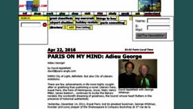 What Paris-anglo.com website looked like in 2016 (8 years ago)
