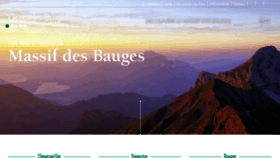 What Parcdesbauges.com website looked like in 2016 (8 years ago)