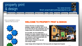 What Propertyprintanddesign.com website looked like in 2016 (8 years ago)