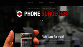 What Phonesurgeons.net website looked like in 2016 (8 years ago)