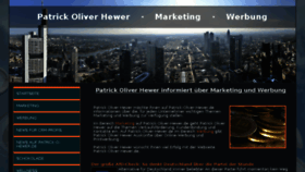 What Patrick-oliver-hewer.de website looked like in 2016 (8 years ago)