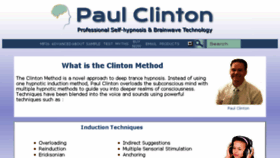 What Paul-clinton.com website looked like in 2016 (8 years ago)