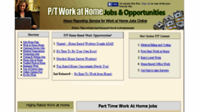 What Ptworkingathome.com website looked like in 2016 (8 years ago)
