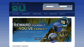 What Points2u.com website looked like in 2016 (8 years ago)