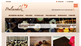 What Pralinenherz-shop.de website looked like in 2016 (8 years ago)