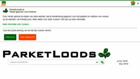 What Parket-loods.nl website looked like in 2016 (8 years ago)
