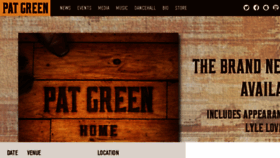 What Patgreen.com website looked like in 2016 (8 years ago)