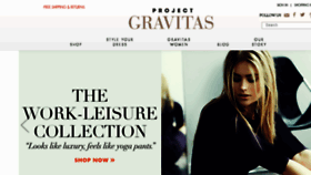 What Projectgravitas.com website looked like in 2016 (8 years ago)