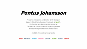What Ponjoh.com website looked like in 2016 (8 years ago)