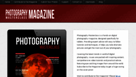 What Photographymasterclassmag.com website looked like in 2016 (8 years ago)