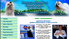 What Pekinesiki.ru website looked like in 2016 (8 years ago)