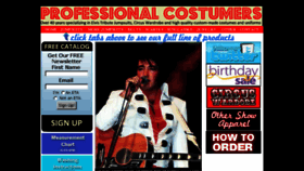 What Pcostume.com website looked like in 2016 (8 years ago)