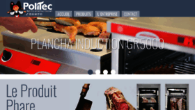 What Politec-france.com website looked like in 2016 (8 years ago)