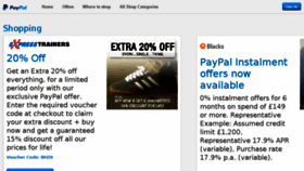 What Paypal-shopping.co.uk website looked like in 2016 (8 years ago)